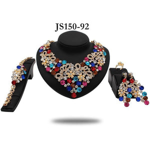 COOP STATEMENT CRYSTAL COLLAR - Zabba Designs African Clothing Store