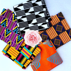 African  Print Head wrap The AKATA - Zabba Designs African Clothing Store