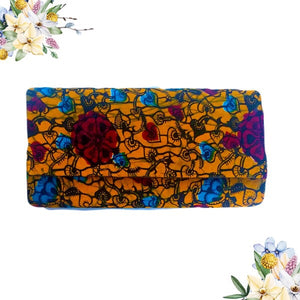 Trendy Mustard African Clutch - Zabba Designs African Clothing Store