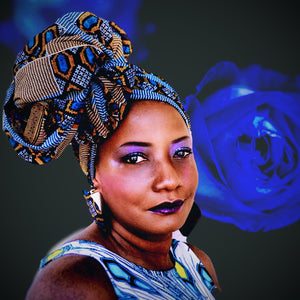 African Print Sumire Headwrap - Zabba Designs African Clothing Store