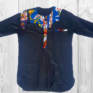 Korlu African Linen Men’s Shirt - Zabba Designs African Clothing Store