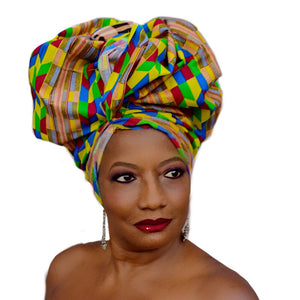 GAMBIA African Headwrap - Zabba Designs African Clothing Store