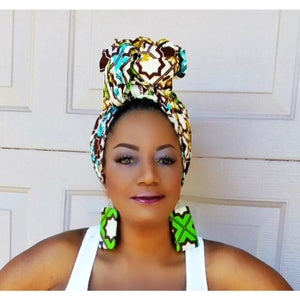 The Nimba Head Wrap - Zabba Designs African Clothing Store