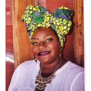 Monifa African Ankara HeadWrap - Zabba Designs African Clothing Store