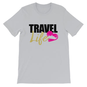 Travel Life Short-Sleeve Ladies T-Shirt - Zabba Designs African Clothing Store