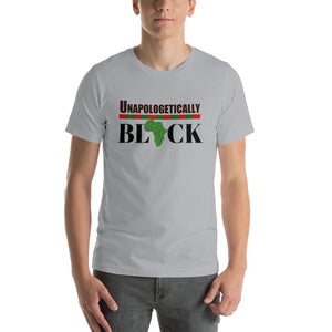 Unapologetically Black Men's Short-Sleeve Unisex T-Shirt - Zabba Designs African Clothing Store