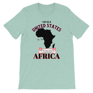 Africa Story Short-Sleeve Unisex T-Shirt - Zabba Designs African Clothing Store