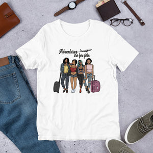 Adventure On A Plane T-Shirt - Zabba Designs African Clothing Store