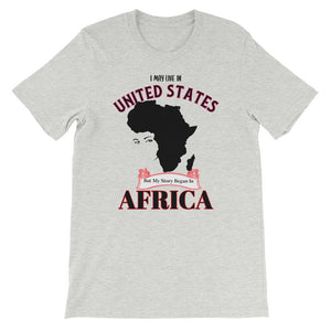Africa Story Short-Sleeve Unisex T-Shirt - Zabba Designs African Clothing Store