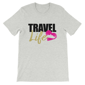 Travel Life Short-Sleeve Ladies T-Shirt - Zabba Designs African Clothing Store