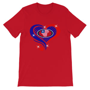 Liberia Is My Heart  T-Shirt - Zabba Designs African Clothing Store