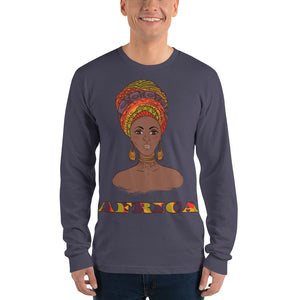 Lamii African Inspired Long sleeve t-shirt (unisex) - Zabba Designs African Clothing Store