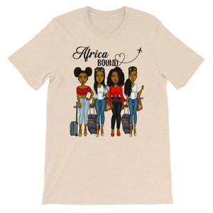 Africa  Bound Girls Trip Short-Sleeve T-Shirt - Zabba Designs African Clothing Store