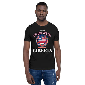 My Story Started In Liberia Short-Sleeve Unisex T-Shirt - Zabba Designs African Clothing Store