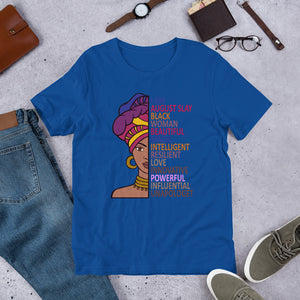 Ma Musu African Girl Short-Sleeve Unisex T-Shirt - Zabba Designs African Clothing Store