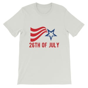 Liberia July 6 Short-Sleeve T-Shirt - Zabba Designs African Clothing Store