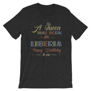 Liberian Queen Short-Sleeve Unisex T-Shirt - Zabba Designs African Clothing Store