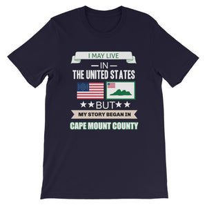 Cape Mount Is Where My Story Began T-Shirt - Zabba Designs African Clothing Store