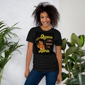 Liberia Raised Unisex Women T-Shirt - Zabba Designs African Clothing Store