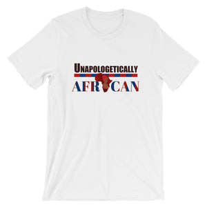 Unapologetically African Short-Sleeve Unisex T-Shirt - Zabba Designs African Clothing Store