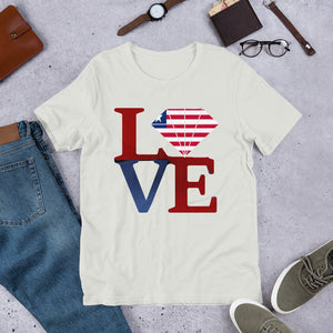I Love Liberia T-Shirt - Zabba Designs African Clothing Store