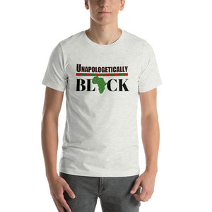 Unapologetically Black Men's Short-Sleeve Unisex T-Shirt - Zabba Designs African Clothing Store
